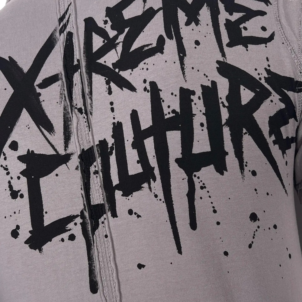 Xtreme Couture Men's Polo Shirt Splatt Skull Cross Silver S-3XL - Picture 5 of 8
